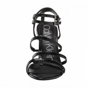 Calvin Klein straps black heels (size7)